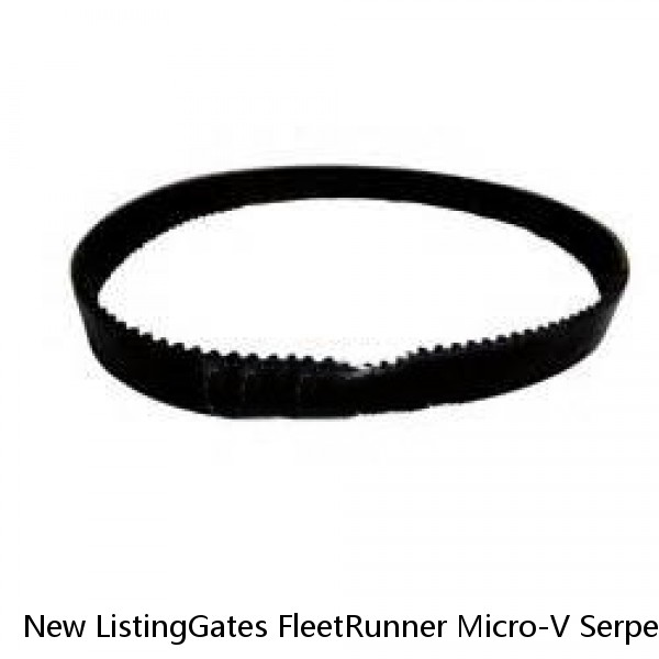 New ListingGates FleetRunner Micro-V Serpentine Belt for 1988-1989 GMC C2500 5.7L V8 uu