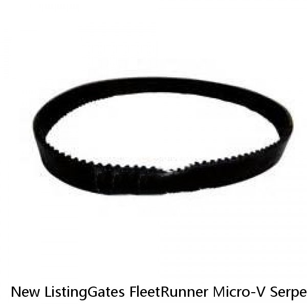 New ListingGates FleetRunner Micro-V Serpentine Belt for 1987-1989 GMC G3500 5.7L V8 jh